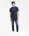 Camiseta Authentic Azul Dark Ultra Oscuro T. XL Chevignon
