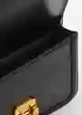 Bolso Carmen Negro Mujer Mango