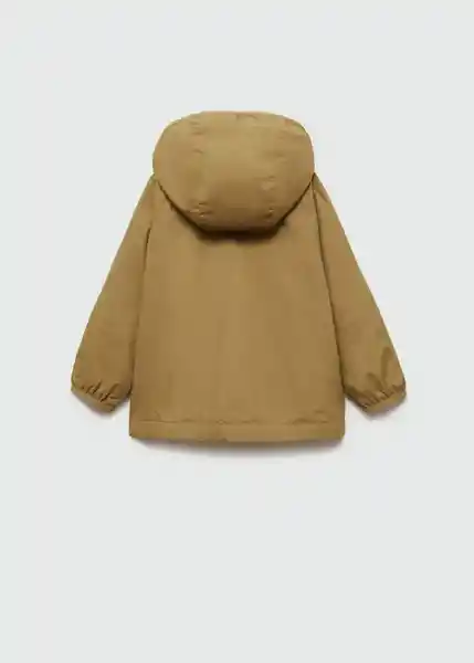 Abrigo Anorak Canada Khaki Talla 72 Niños Mango