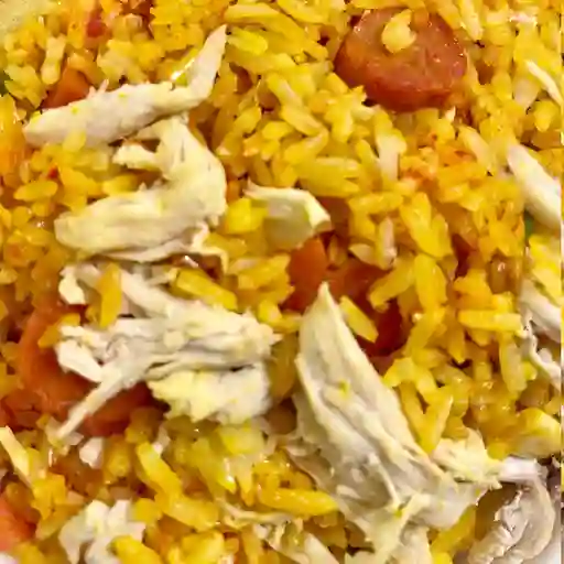 Arroz con pollo entero