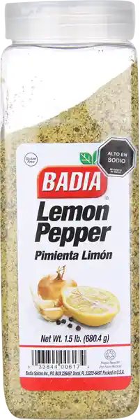 Badia Pimienta Limón en Polvo