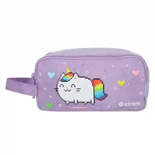 Xtrem Estuche Lápiz University 5Xt Cats Lila