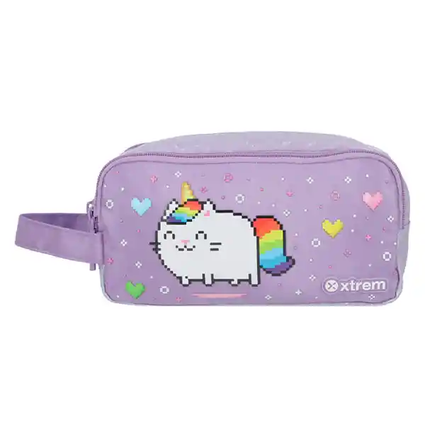 Xtrem Estuche Lápiz University 5Xt Cats Lila