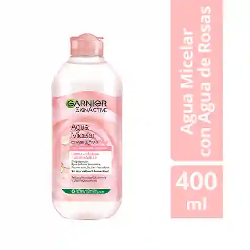 Agua Micelar Garnier con Agua de Rosas 400 ml