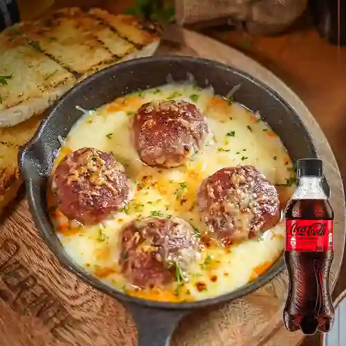 Combo Albóndigas Provenzales +Cocacola S/az 400ml