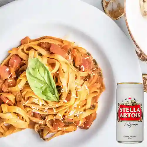 Combo Penne Bolognese + Stella Artois 330 ml