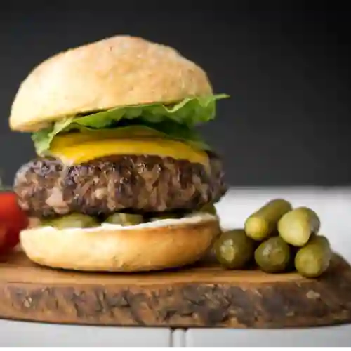 Hamburguesa Americana en Combo