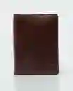 Porta Pasaporte Leather Goods Café Castaño Oscuro Chevignon
