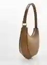 Bolso M Round Camel Talla 99 Mujer Mango