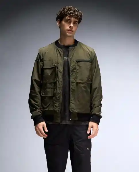 Chaqueta Hombre Verde Talla L 822G080_VER190417 Americanino
