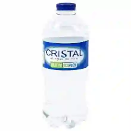 Agua botella cristal