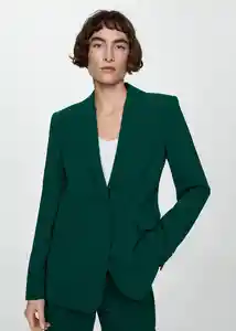 Blazer Americana Iguana Botella Talla S Mujer Mango
