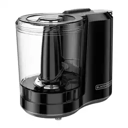 Black & Decker Picador One-Touch 3 Tazas Negra