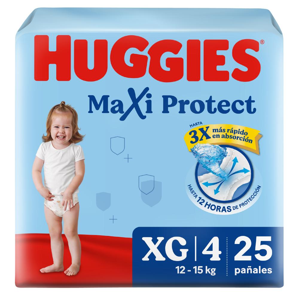 Pañales Huggies Maxi Protect Etapa 4/XG 25 Unidades