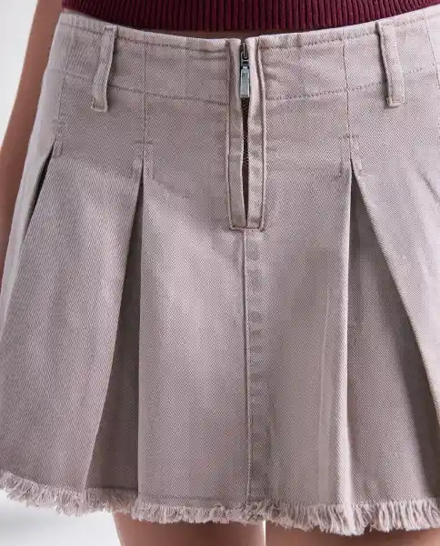 Falda Mujer Beige Talla M 649G000_BEI161212 Americanino