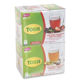 Tosh Infusion Frutos Rojos 20 U +Mango Coco 20U