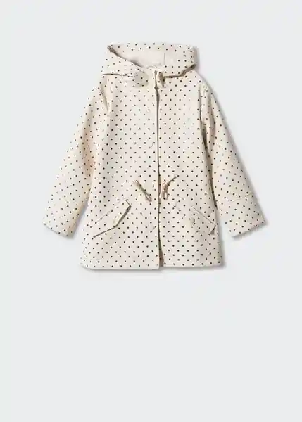 Chaqueta Susan Beige Talla 07 Niñas Mango