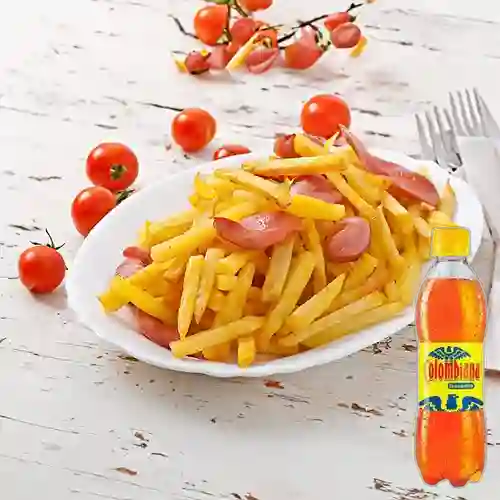 Combo Salchipapa Ranchera + Colombiana 250 ml