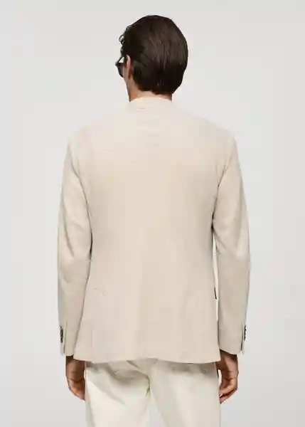 Chaqueta Verner Beige Talla 52 Hombre Mango