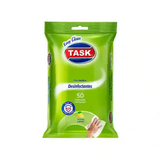 Task Paño Desinfectantes Multiuso Limón