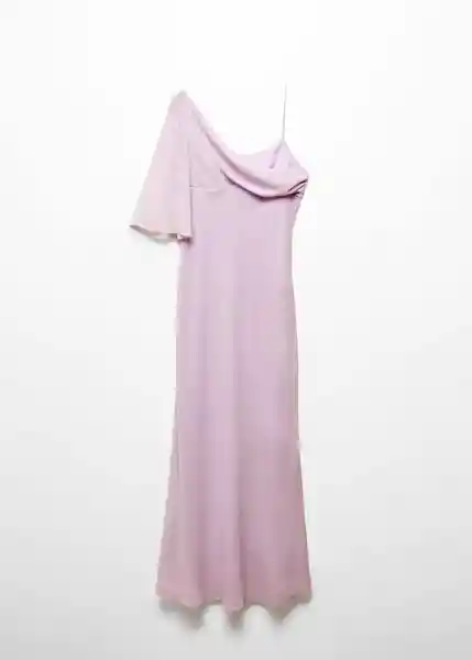 Vestido Amanecer-A Lila Talla M Mujer Mango