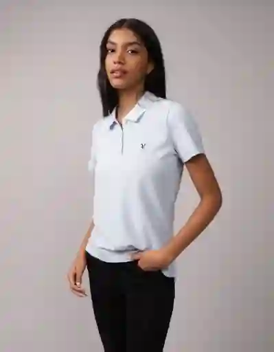 Camiseta Mujer Azul Talla X-Small 9899401 American Eagle