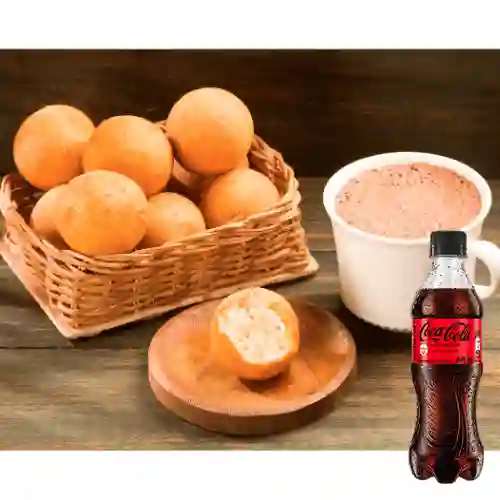 Combo Buñuelo&Chocolate +Cocacola S/az 400ml