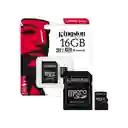 Kingston Memoria Micro SD 16 GB con Adaptador