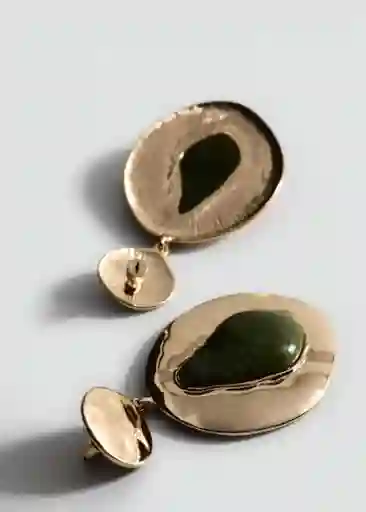 Pendientes Oliana Verde Talla 99 Mujer Mango