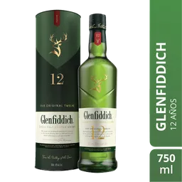 Glenfiddich Single Malt Scotch Whisky 12 años
