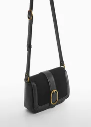 Bolso M Zaida Negro Talla 99 Mujer Mango