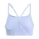 Adidas Crop Aerct ls Bra Mujer Azul Lab