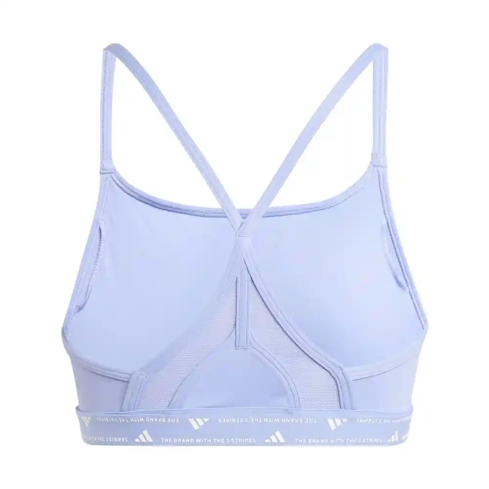 Adidas Crop Aerct ls Bra Mujer Azul Lab