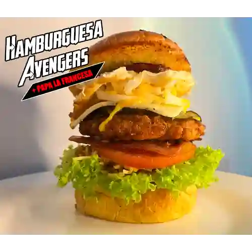 Hamburguesa Avengers