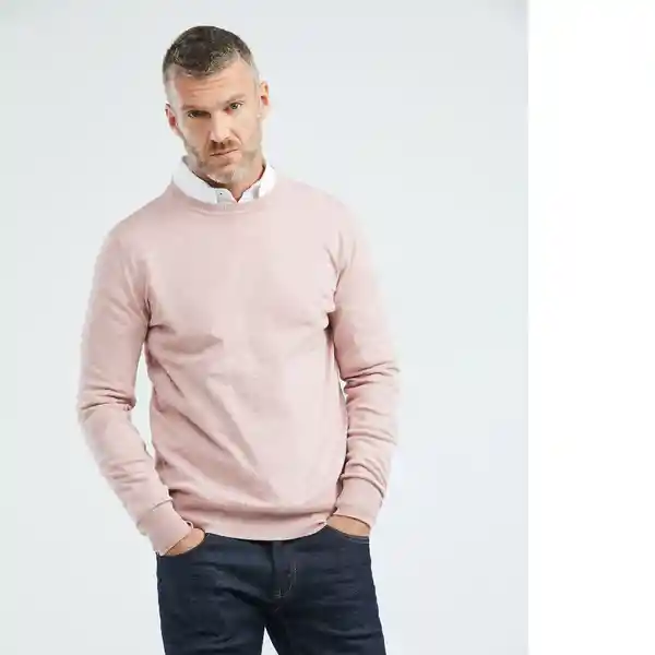 Suéter Basic Togs U Hombre Rosa Medio Talla S Chevignon