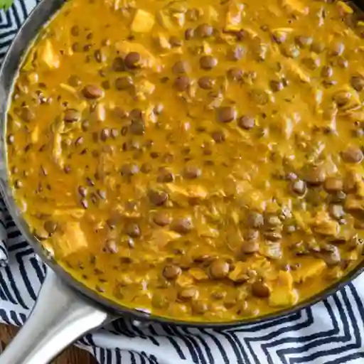 CURRY DE LENTEJA CON POLLO