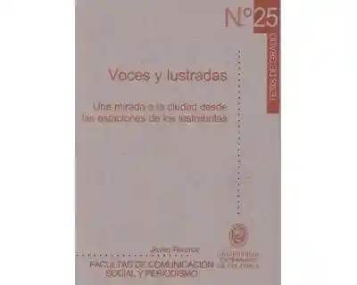 Voces y Lustradas - Javier Riveros