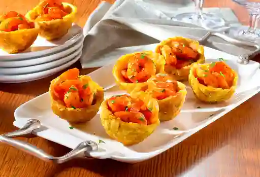 Patacón con Camarones