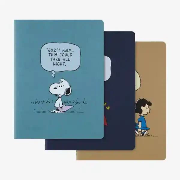 Moleskine Libreta Cahier XL Snoopy X3