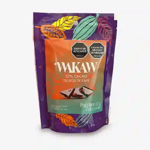 Wakaw Trozo de Chocolate Con Café