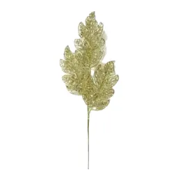 Hoja Navideña Purpurina Oro 60 cm ES2488A-Gold Finlandek