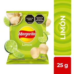 Margarita Snack Papas Limon 25 g