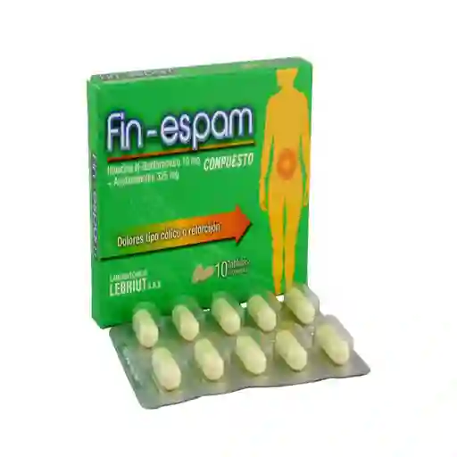 Fin-Espam Compuesto 10 Mg Caja X 10 Tabletas