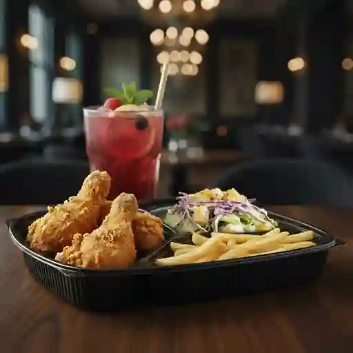 Combo broaster ensalada + bebida