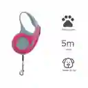 Miniso Correa Para Mascota Retractable Rosa 3 Metros