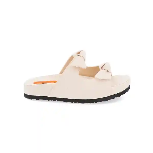 Sandalias Plataforma Emilia Beige Talla 38