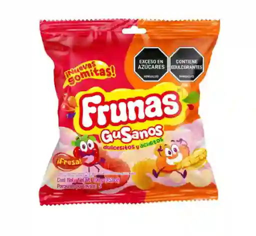 Frunas Goma Gusano Fresa Mandarina