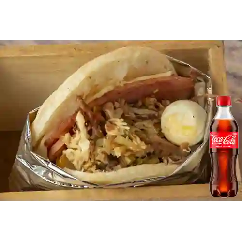 Combo Arepa Súper Especial + Coca Cola Original 400 ml