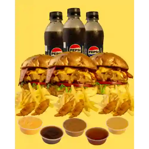 Combo piriburgers pa el parche (nuevo)