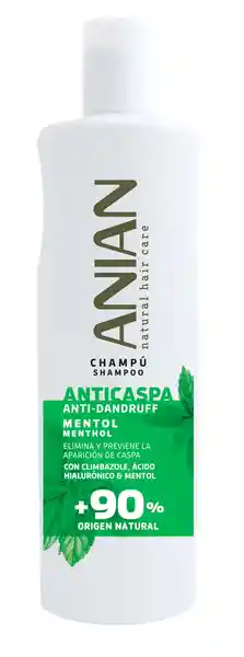 Anian Champú Anticaspa Mentol